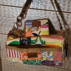 Quilt like Coach Purse and Wallet